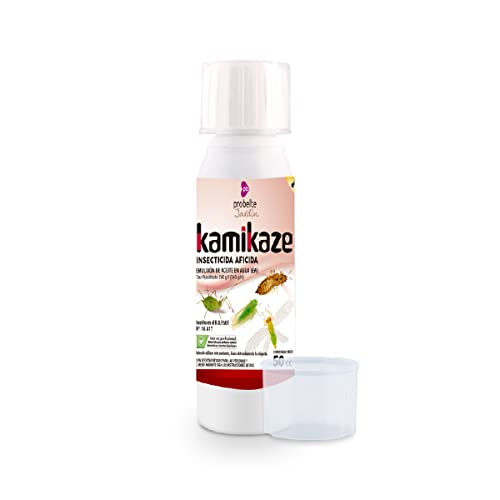 Kamikaze - Insecticida y Acaricida - Aceite Protector de Plantas - Polivalente para una Amplia Gama de insectos en Cultivos Autorizados - Apto para Jardinería Exterior Doméstica - 50 cc - Probelte
