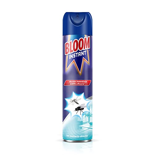 Bloom Instant Aerosol contra moscas y mosquitos 600ml, insecticida en aerosol contra insectos voladores, acción inmediata, 100% eficacia (en contacto directo)