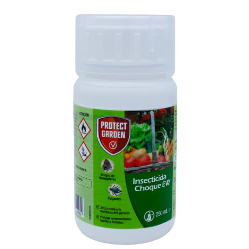 Protect Garden Choque EW - Insecticida polivalente concentrado para ornamentales, frutales y horticolas, pulgones y orugas, 250ml