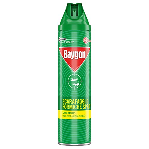 BAYGON cucarachas hormigas Plus Spray –  400 ml