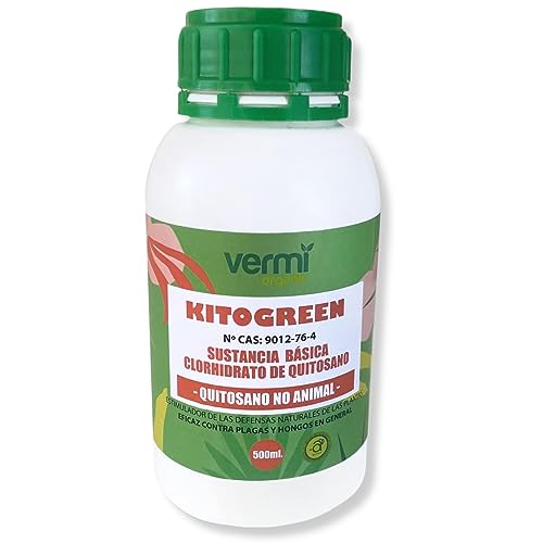 VERMIORGANIC | Fungicida plantas 500ML | Gran efectividad araña roja y mosca blanca | Preventivo y Curativo de Enfermedades Fúngicas | Mejora la Salud y Vitalidad de las Plantas