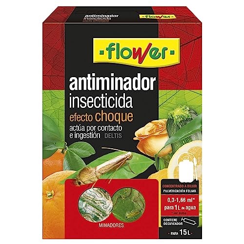 Flower Antiminador insecticida Efecto Choque, 15 ml