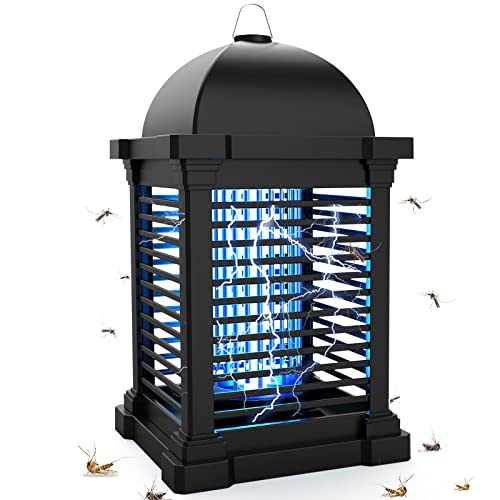 TMACTIME Lámpara Antimosquitos Mata Mosquitos Eléctrico - Atrapa Mosquitos 20W UV 4300V Alcance Efectivo 100m² para Interior y Exterior